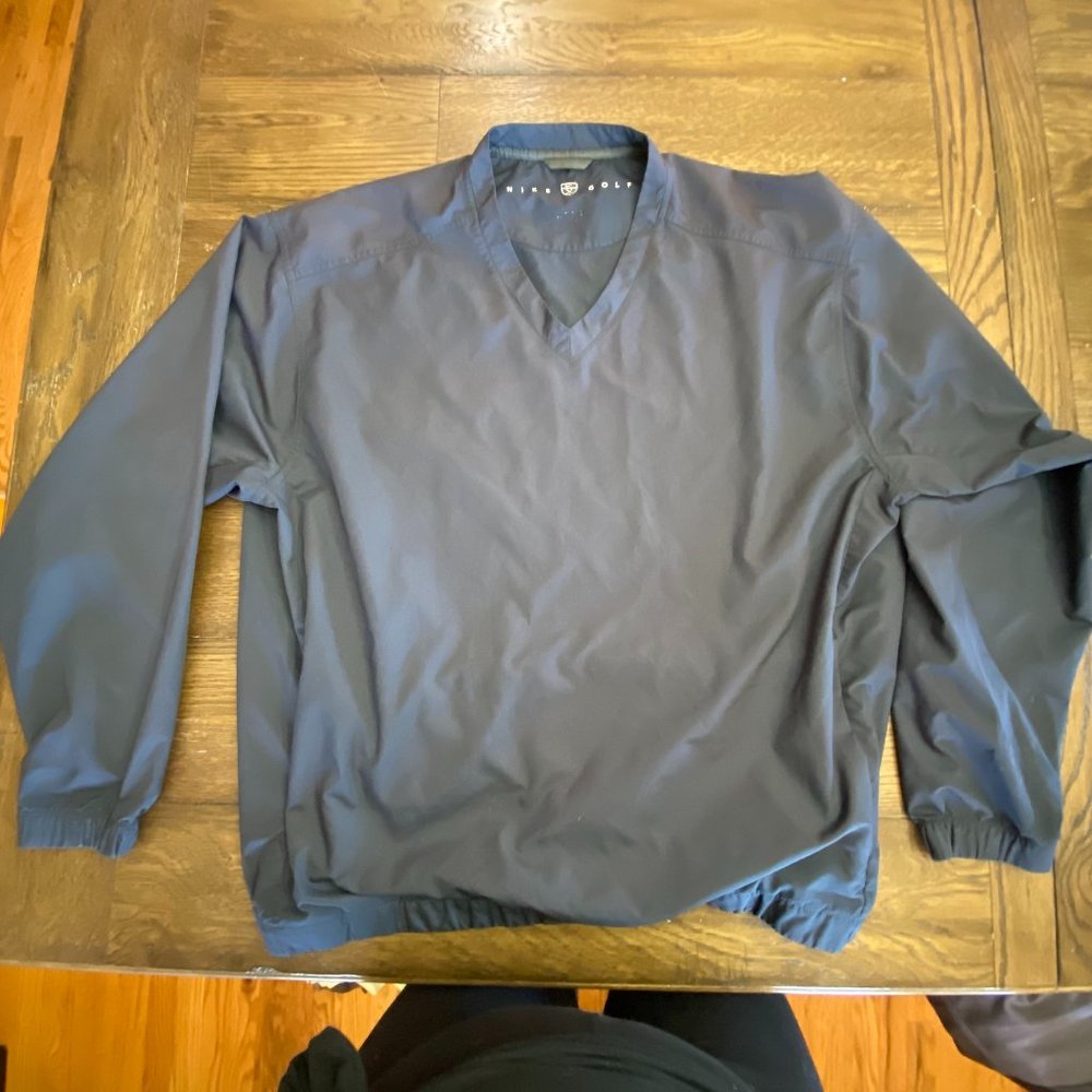Nike Golf Windbreaker Pullover Navy Size L